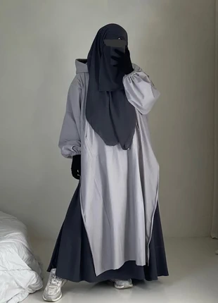 Big sweat Mounayl Hijrati gris perle, marque: Hijrati, état: Neuf sans étiquette, taille: Taille unique, 58,00 €, 61,60 € Protection acheteurs incluse