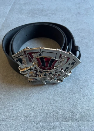 Ceinture noir vintage, style casino, poker, punk, rétro, marke: Vintage Dressing, zustand: Sehr gut, größe: 115, 14,00 €, 15,40 € inklusive Vinted-Käuferschutz