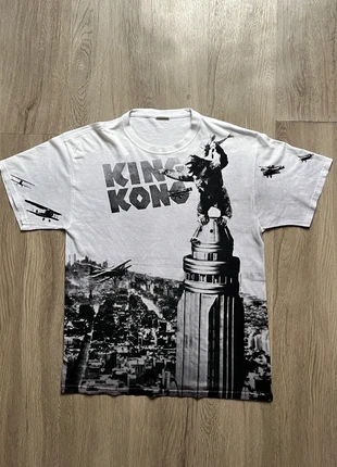 Rare Vintage All Over Print King Kong Promo T Shirt, marca: Vintage Dressing, estado: Muito bom, tamanho: M, €50.00, €53.20 inclui Proteção do Comprador