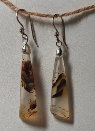 Boucles d'oreilles Agathe naturelle unique, brand: pas de marque, condition: New without tags, €8.00, €9.10 includes Buyer Protection