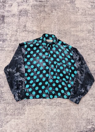 80s viskose crop shirt Centre Ville, brand: Vintage Dressing, condizioni: Ottime, taglia: M, €10.00, €11.20 include la Protezione acquisti Pro