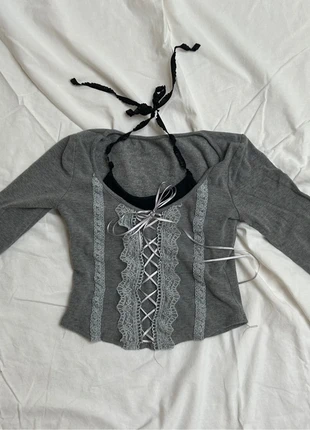 süßes coquette Oberteil mit Schleifchen, merk: COQUETTE, staat: Heel goed, maat: XS / 34 / 6, € 28,00, € 30,10 inclusief Kopersbescherming