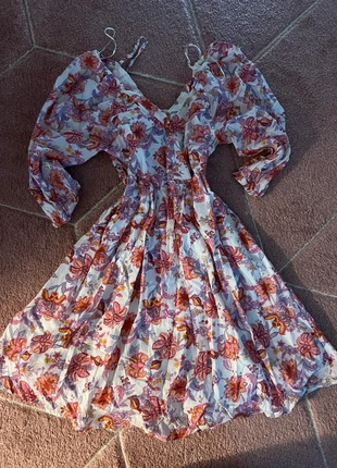 Robe fleurie, marca: C&A, estado: Muy bueno, tamaño: S / 36 / 8, 12,00 €, 13,30 € Protección al comprador incluida