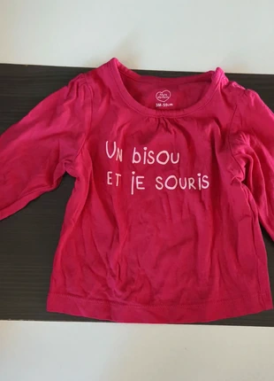T-shirt a manches longues, marke: Mots d'enfants, zustand: Sehr gut, größe: 3-6 Monate / 62, 1,00 €, 1,75 € inklusive Vinted-Käuferschutz