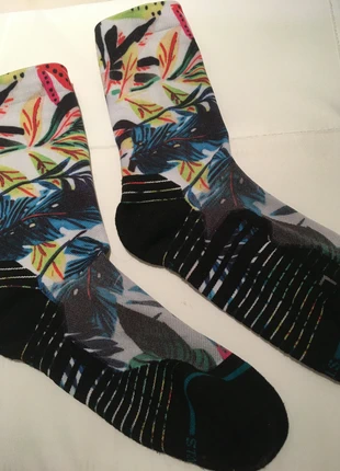 Sokken, tropisch motief, Stance Feel 360, maat 39, merk: Stance, staat: Nieuw zonder prijskaartje, maat: S | 35β38, β¬ 11,70, β¬ 12,99 inclusief Kopersbescherming