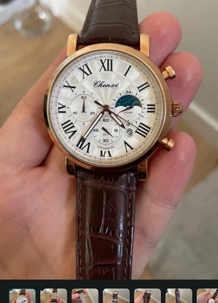 Classic Vintage Style Watch 44mm, merk: Vintage Dressing, staat: Heel goed, maat: 43–46 mm, € 30,00, € 32,20 inclusief Kopersbescherming