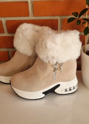 Bottes Compensée neige tendance Doublé beige T39, condition: New without tags, size: 39, €25.00, €26.95 includes Buyer Protection