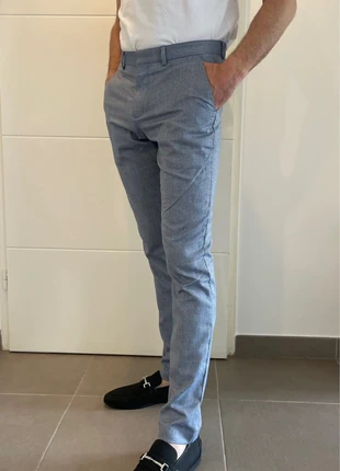 Pantalon chino bleu/gris clair DEVRED, marke: Devred, zustand: Sehr gut, größe: M, 15,00 €, 16,45 € inklusive Vinted-Käuferschutz
