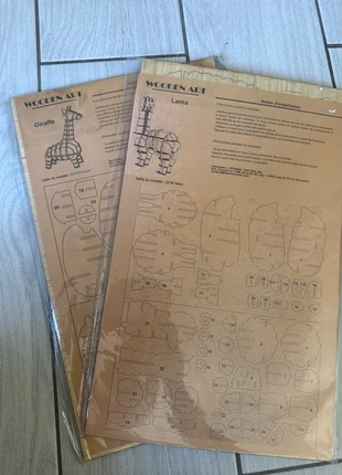 Lot de 2 puzzles 3D girafe 🦒 & lama 🦙, merk: 3d puzzle, staat: Nieuw met prijskaartje, € 14,00, € 15,40 inclusief Kopersbescherming