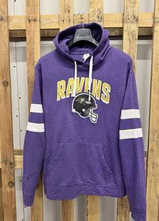 Men's Vintage NFL Baltimore Ravens Overhead Hoodie Purple Size XL, brand: NFL, condition: Very good, size: XL, £15.00, £16.45 includes Buyer Protection Pro