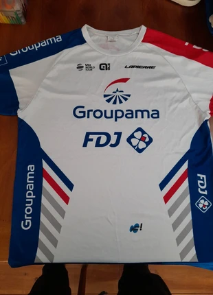 Cyclisme tee-shirt supporteur team FDJ Groupama taille L, condition: Good, size: L, €3.00, €3.85 includes Buyer Protection