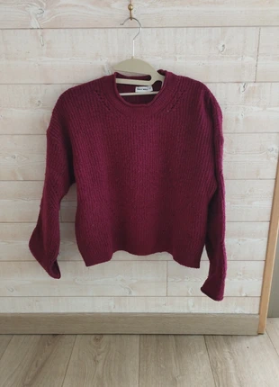Pull bordeaux col rond XS Tally weijl, avec des fantaisies voir photos., marque: Tally Weijl, état: Bon état, taille: XS, 3,00 €, 3,85 € Protection acheteurs incluse