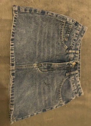 Denim Skirt, brand: Shein, condition: Very good, size: XS / UK 4-6, £3.00, £3.85 includes Buyer Protection