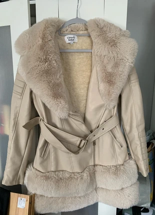 Leather Faux Fur Jacket, brand: Cherry Koko, condition: Very good, size: M / 38 / 10, €30.00, €32.20 includes Buyer Protection