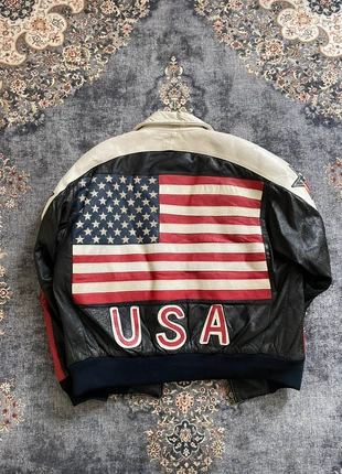 Blouson en cuir véritable USA vintage - Taille M, marque: Vintage Dressing, état: Bon état, taille: M, 79,90 €, 84,60 € Protection acheteurs (Pro) incluse