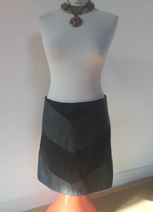 Jupe simili cuir et daim, brand: Arkitect, condition: Very good, size: M / 38 / 10, €8.00, €9.10 includes Buyer Protection