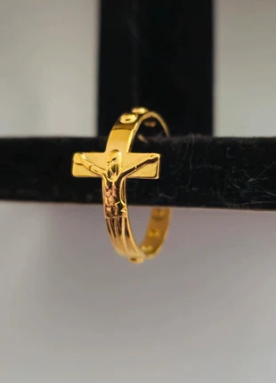 Stunning Stainless Steel Saint Benedict Cross open ring 😍💛, brand: Stainless steel, condition: Very good, size: Adjustable, £11.00, £12.25 includes Buyer Protection Pro