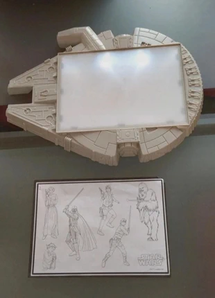 Tablette de dessin Star Wars Millennium Falcon vintage, marca: Star Wars, estado: Muito bom, tamanho: Tamanho único, €8.00, €9.10 inclui Proteção do Comprador