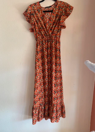 Robe longue à fleurs, état: Neuf sans étiquette, taille: S / 36 / 8, 6,00 €, 7,00 € Protection acheteurs incluse