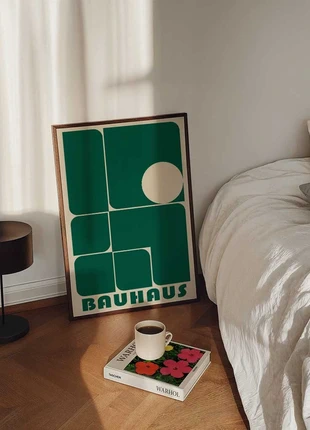 Bauhaus groen Poster available in multiple sizes / Poster in meerdere formaten, merk: Bauhaus, staat: Nieuw met prijskaartje, € 7,00, € 8,05 inclusief Kopersbescherming Pro