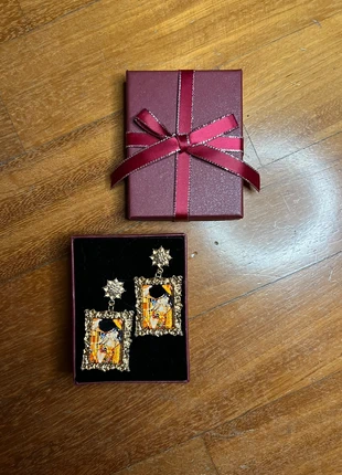 meravigliosi orecchini bacio di Klimt, marca: Vintage Boutique, estado: Muito bom, €5.50, €6.48 inclui Proteção do Comprador