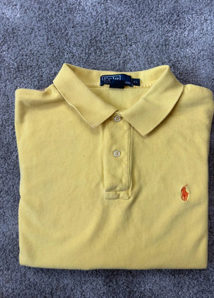 Polo Ralph Lauren | Jaune | Logo rouge | Taille XL (manche tachée), marque: Ralph Lauren, état: Très bon état, taille: XL, 15,00 €, 16,45 € Protection acheteurs incluse