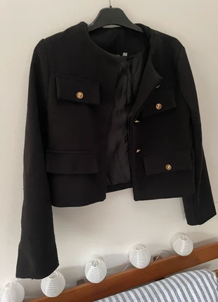 Veste noire, marque: CHIC, état: Très bon état, taille: S / 36 / 8, 8,00 €, 9,10 € Protection acheteurs incluse