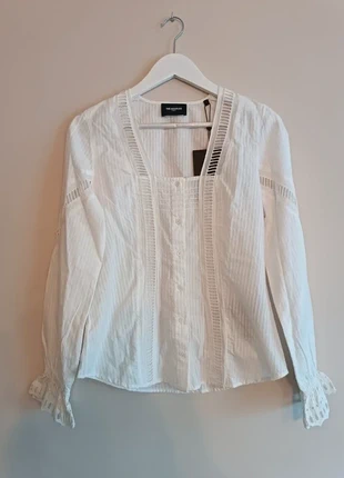 Blouse The Kooples blanche dentelle romantique bohème chic légère femme taille 1, marque: The Kooples, état: Neuf avec étiquette, taille: S / 36 / 8, 35,00 €, 37,45 € Protection acheteurs incluse