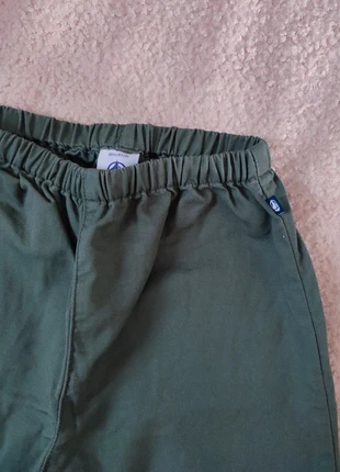 Pantalon droit vert foncé coton Petit Bateau, marque: Petit Bateau, état: Neuf sans étiquette, taille: 18-24 mois / 86 cm, 10,00 €, 11,20 € Protection acheteurs incluse