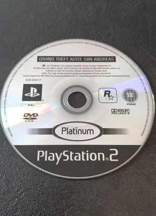 Jeu PS2 – Grand Theft Auto: San Andreas Platinum, disque seul, testé, condition: Good, €10.00, €11.20 includes Buyer Protection
