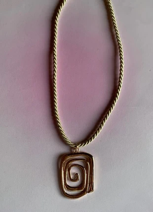 Lovely Scandinavian necklace golden spiral, marca: Vintage, estado: Muito bom, €14.00, €15.40 inclui Proteção do Comprador