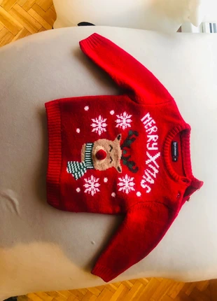 Pull de noël 12 mois, marque: Auchan, état: Très bon état, taille: 12-18 mois / 80 cm, 2,00 €, 2,80 € Protection acheteurs incluse