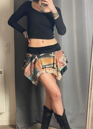 minijupe année 2000 asymétrique, brand: y2k, condizioni: Ottime, taglia: M / IT 42 / EU 38, €15.00, €16.45 include la Protezione acquisti