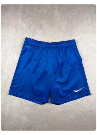 Nike Dri-Fit Solo Swoosh Sports Shorts with Embroidered Logo and Elastic Waist | Blue | Size S | Men, marke: Nike, zustand: Sehr gut, größe: S, 24,00 €, 25,90 € inklusive Vinted-Käuferschutz