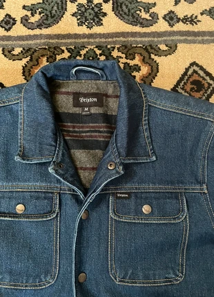 Brixton Boxy Cropped Retro lined Denim Jeans Jacket blue M, marque: Brixton, état: Neuf sans étiquette, taille: M, 49,00 €, 52,15 € Protection acheteurs incluse