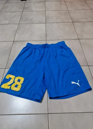 Pantaloncino Puma Blu con Numero 28 Giallo – Taglia M, marque: Puma, état: Très bon état, taille: M, 5,00 €, 5,95 € Protection acheteurs incluse