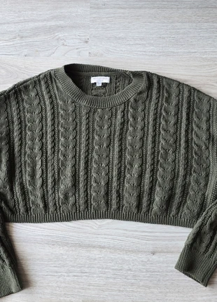 Knitted Sweater Crop Top Pull&Bear, marca: Pull & Bear, estado: Muito bom, tamanho: M / 38 / 10, €15.00, €16.45 inclui Proteção do Comprador