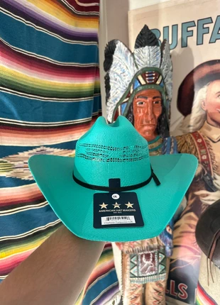 Chapeau western américain cowboy american hat maker pbr rodéo Yellowstone paille straw, brand: American Hat Makers, condition: New without tags, size: 59, €49.00, €52.15 includes Buyer Protection Pro