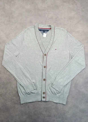 Gilet Cardigan Tommy Hilfiger Couleur gris Clair Logo Brodé Taille L, marque: Tommy Hilfiger, état: Bon état, taille: L, 20,00 €, 21,70 € Protection acheteurs incluse