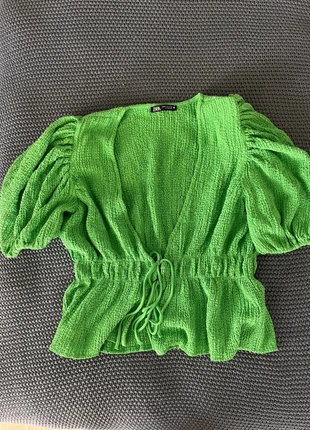 Green top, brand: Zara, condition: New without tags, size: M / 38 / 10, €7.00, €8.05 includes Buyer Protection