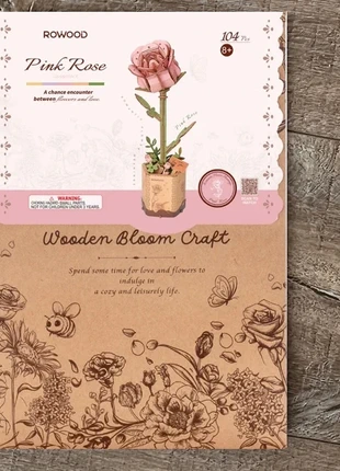 Robotime roze roos, marca: Robotime, estado: Novo com etiquetas, €11.95, €13.25 inclui Proteção do Comprador Pro