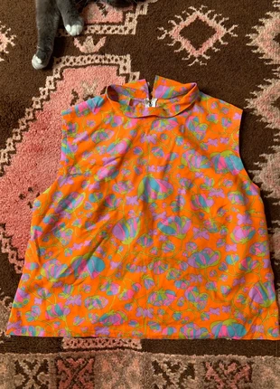 Handmade Vintage 1960-70’s sleeveless blouse, brand: Vintage Dressing, condition: Very good, size: S / 8, £13.00, £14.35 includes Buyer Protection
