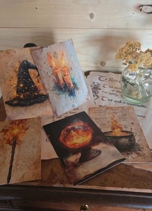 Lot de 5 cartes ésotériques – Illustrations magiques, marque: Lot de 5 cartes ésotériques – Illustrations magiqu, état: Très bon état, 9,90 €, 11,10 € Protection acheteurs incluse