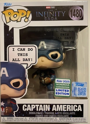 Funko POP! - 1480 – the infinity saga – captain america – wondrous convention 2025, marque: Funko, état: Neuf avec étiquette, taille: Taille unique, 26,90 €, 28,95 € Protection acheteurs incluse
