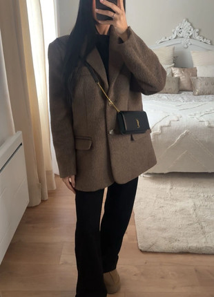 Blazer oversize texturé en laine oversize avec poche et bouton, marque: indépendant, état: Neuf avec étiquette, taille: Autre, 56,99 €, 60,54 € Protection acheteurs (Pro) incluse