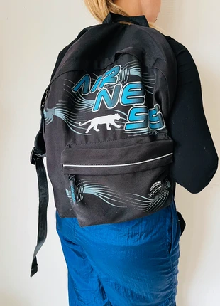 Sac à dos imprimé matelassé mixte Airness backpack bleu noir, marke: Airness, zustand: Gut, 5,00 €, 5,95 € inklusive Vinted-Käuferschutz