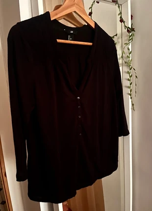 Camiseta negra H&M – Talla S, marca: H&M, estado: Muy bueno, tamaño: S / 36 / 8, 3,00 €, 3,85 € Protección al comprador incluida