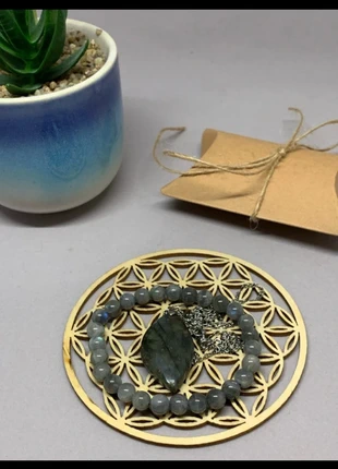 Vend bracelet et pendentif labradorite neuf, condition: New without tags, €19.00, €20.65 includes Buyer Protection