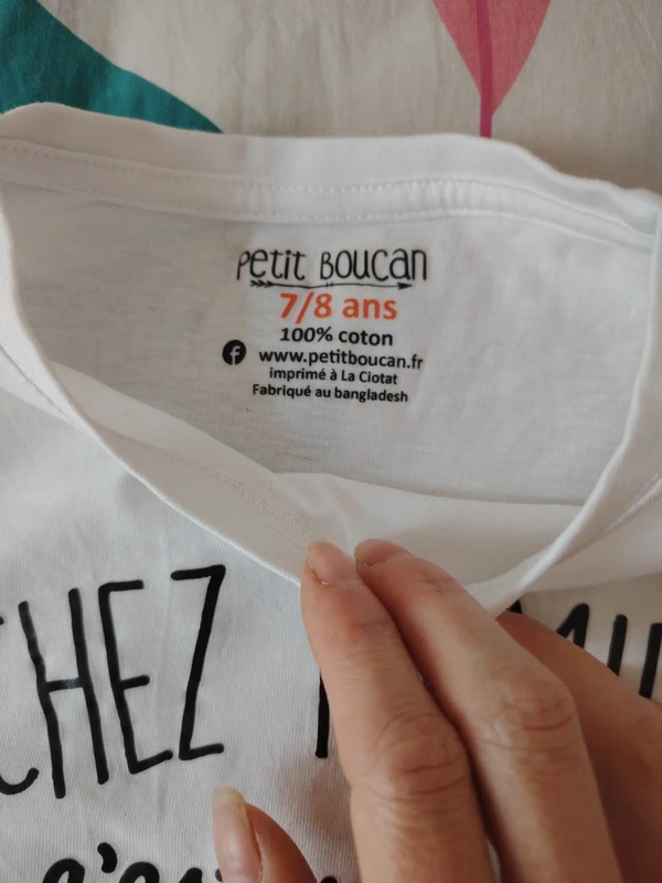 T shirt manches courtes Petit Boucan - photo numéro 3