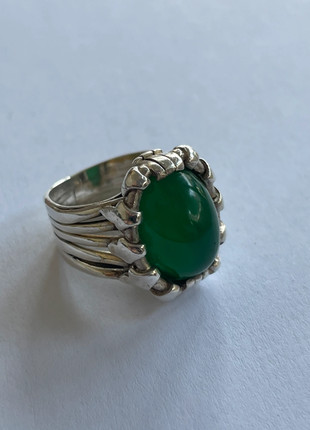 Grosse bague ancienne argenté style art déco, marca: Vintage, estado: Bom, tamanho: 17,7 mm Ø / 16, €15.00, €16.45 inclui Proteção do Comprador